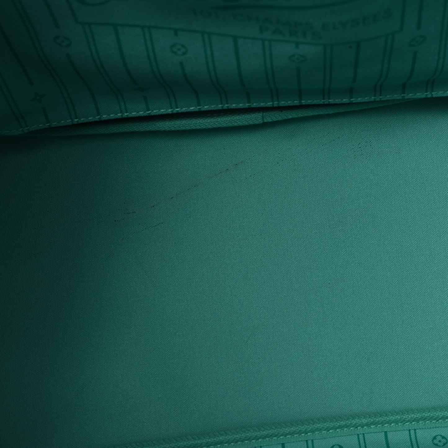 Monogram My LV Heritage Neverfull Turquoise White