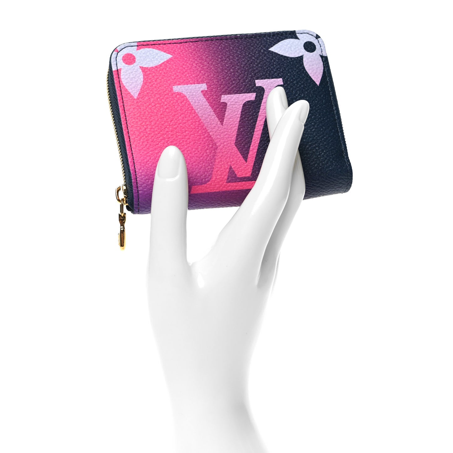Monogram Giant Spring In The City Zippy Coin Purse Midnight Fuchsia