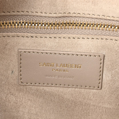 Saint Laurent Smooth Calfskin Le 5 A 7 Hobo Crema Soft 6 of 10
