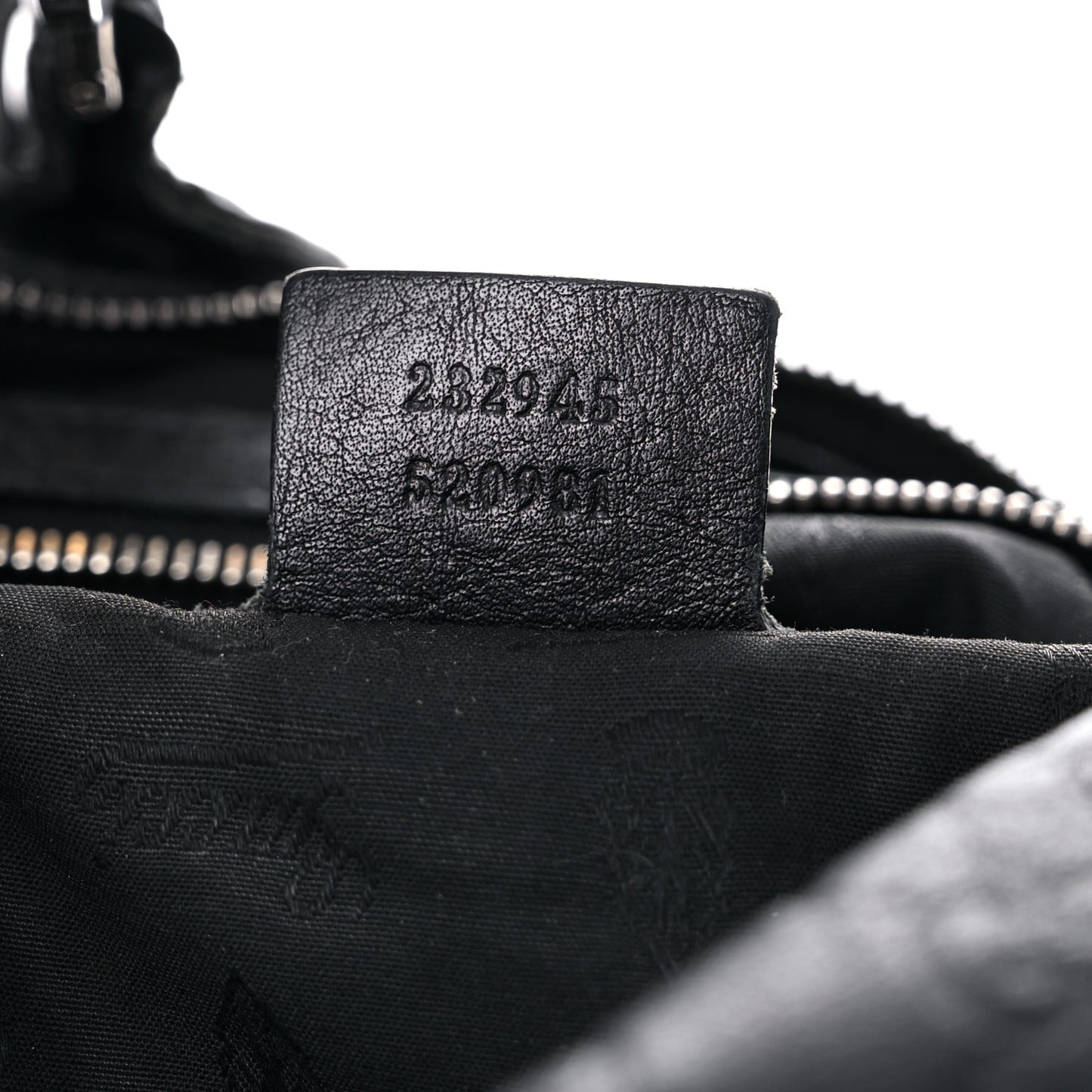 Guccissima Large GG Twins Hobo Black