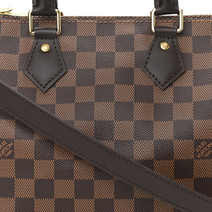 Louis Vuitton Damier Ebene Speedy Bandouliere 25 8 of 10