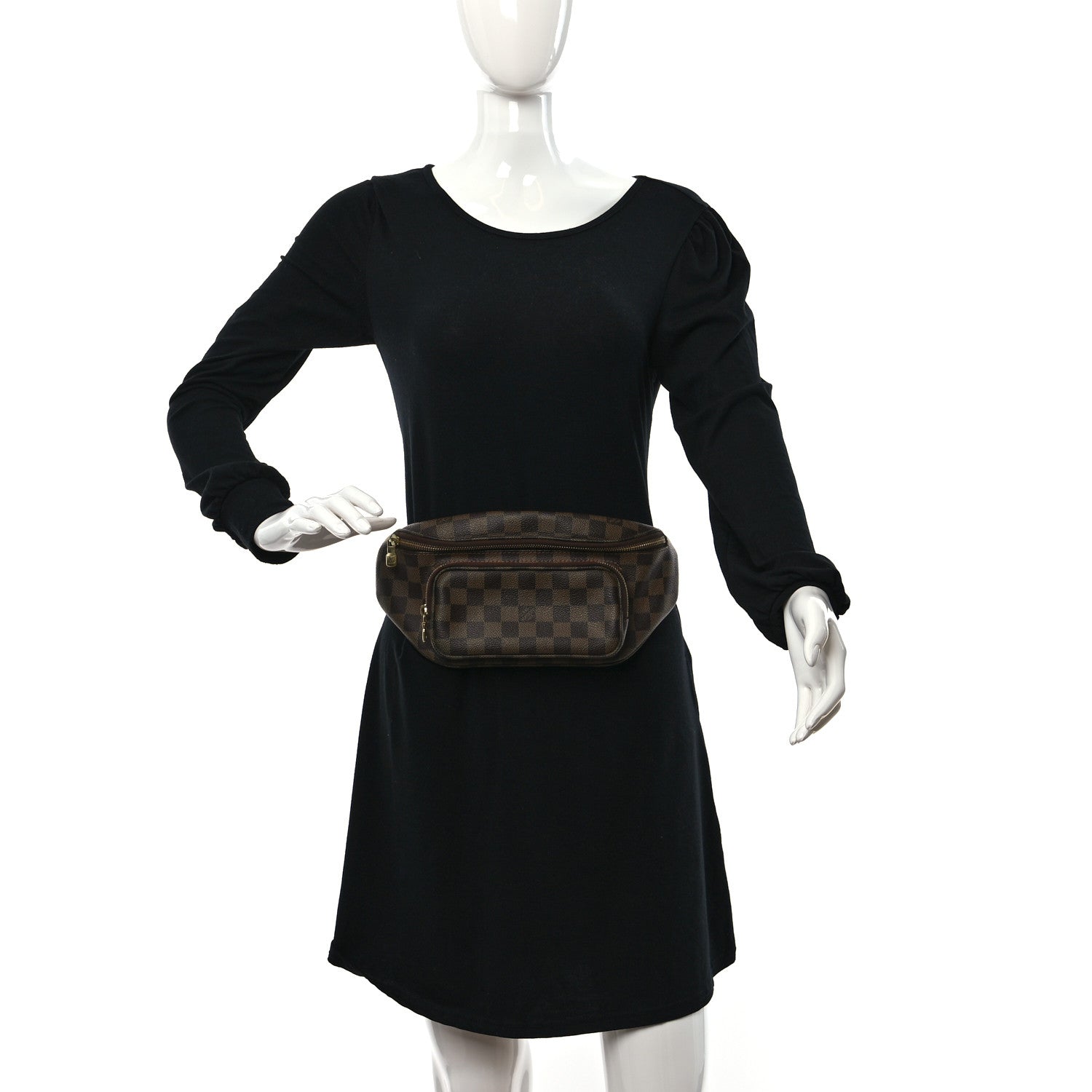 Louis Vuitton Damier Ebene Melville Bum Bag 2 of 9