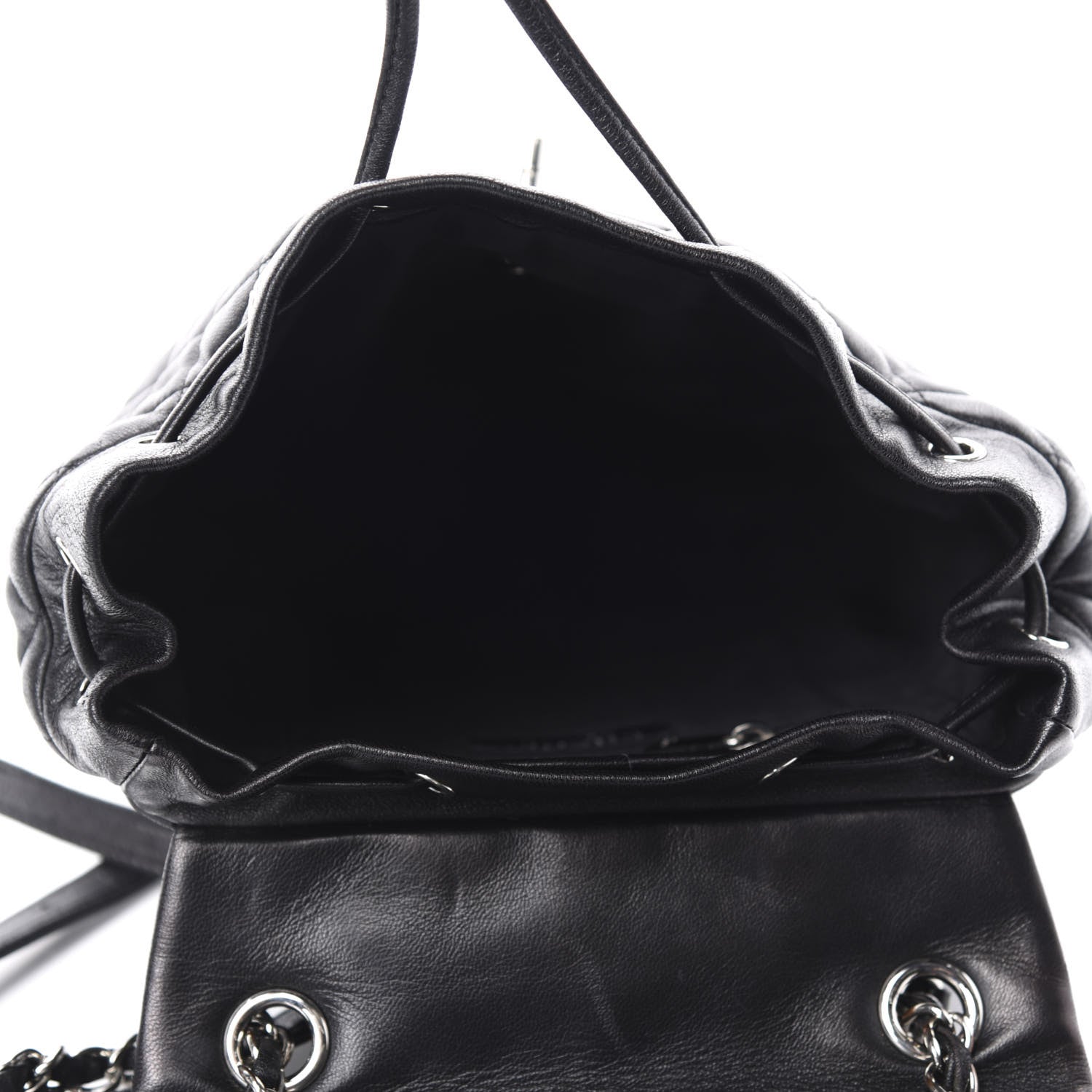 Chanel Lambskin Quilted Small Urban Spirit Backpack Black 4 of 9