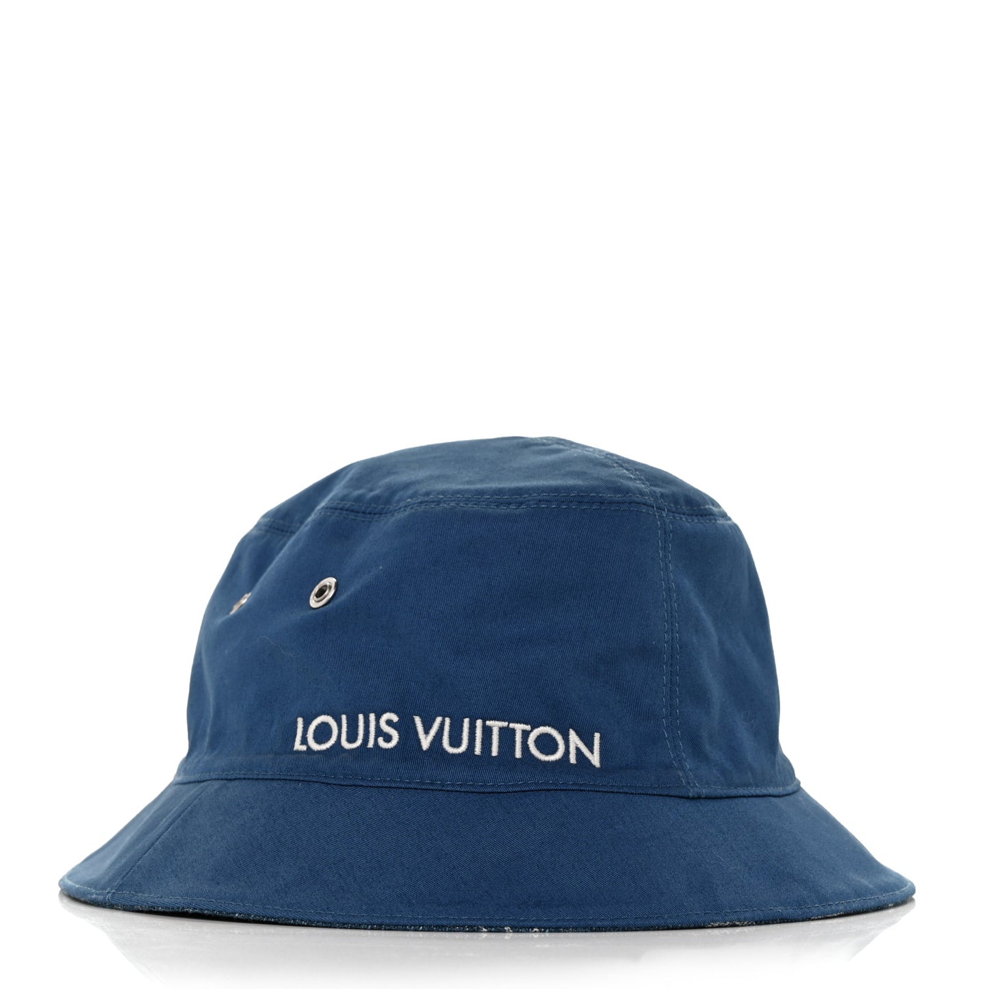 Monogram Denim Transformable Bob Bucket Hat 58 Blue