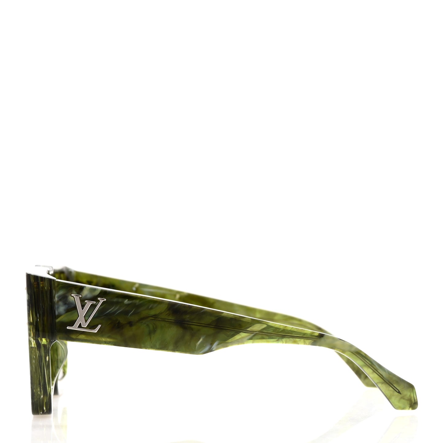 Acetate Marble Effect Swarovski Cyclone Sunglasses Z1552E Green
