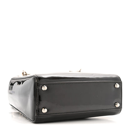 Christian Dior Patent Mini Lady Dior Black 4 of 13