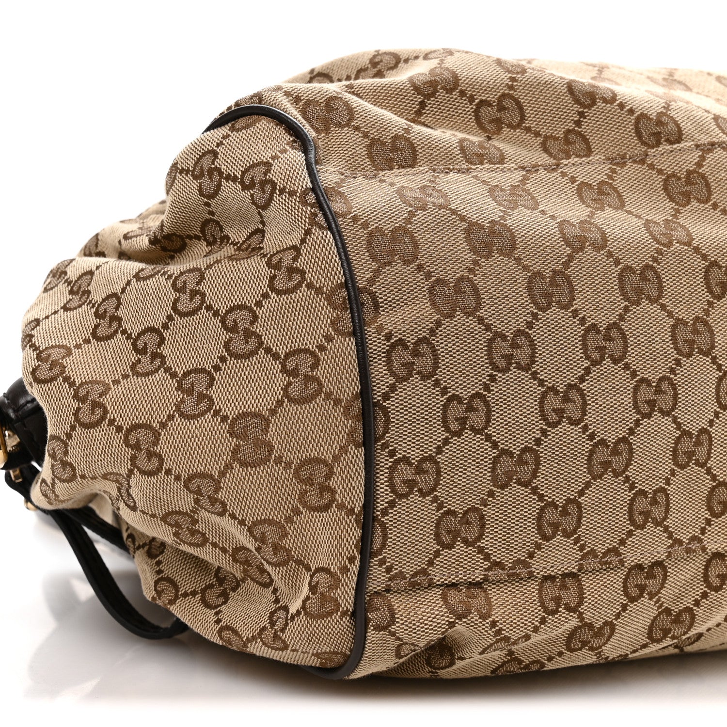 Gucci Monogram Medium Sukey Boston Bag Brown 9 of 10