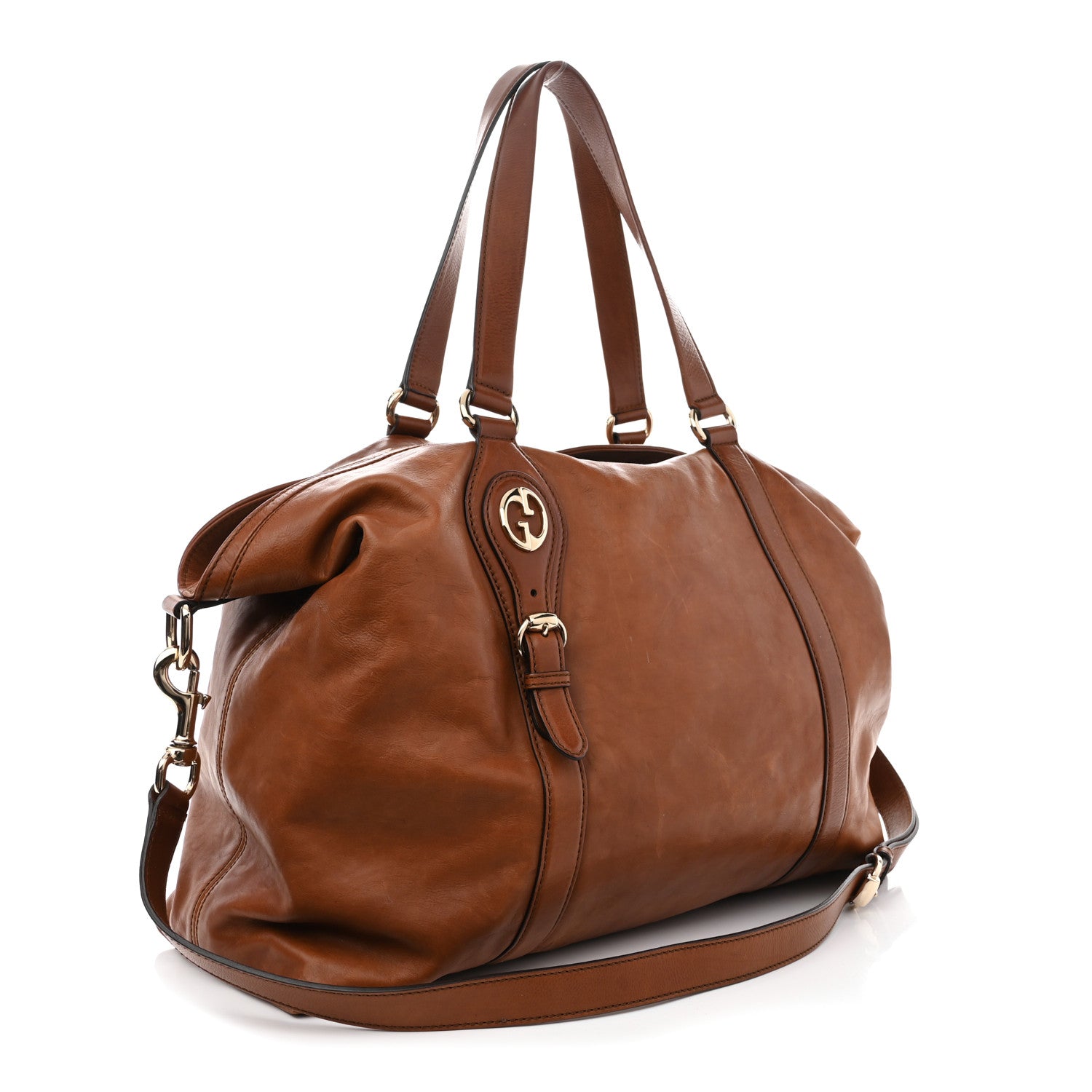 Gucci Calfskin 1973 Hobo Brown 3 of 9