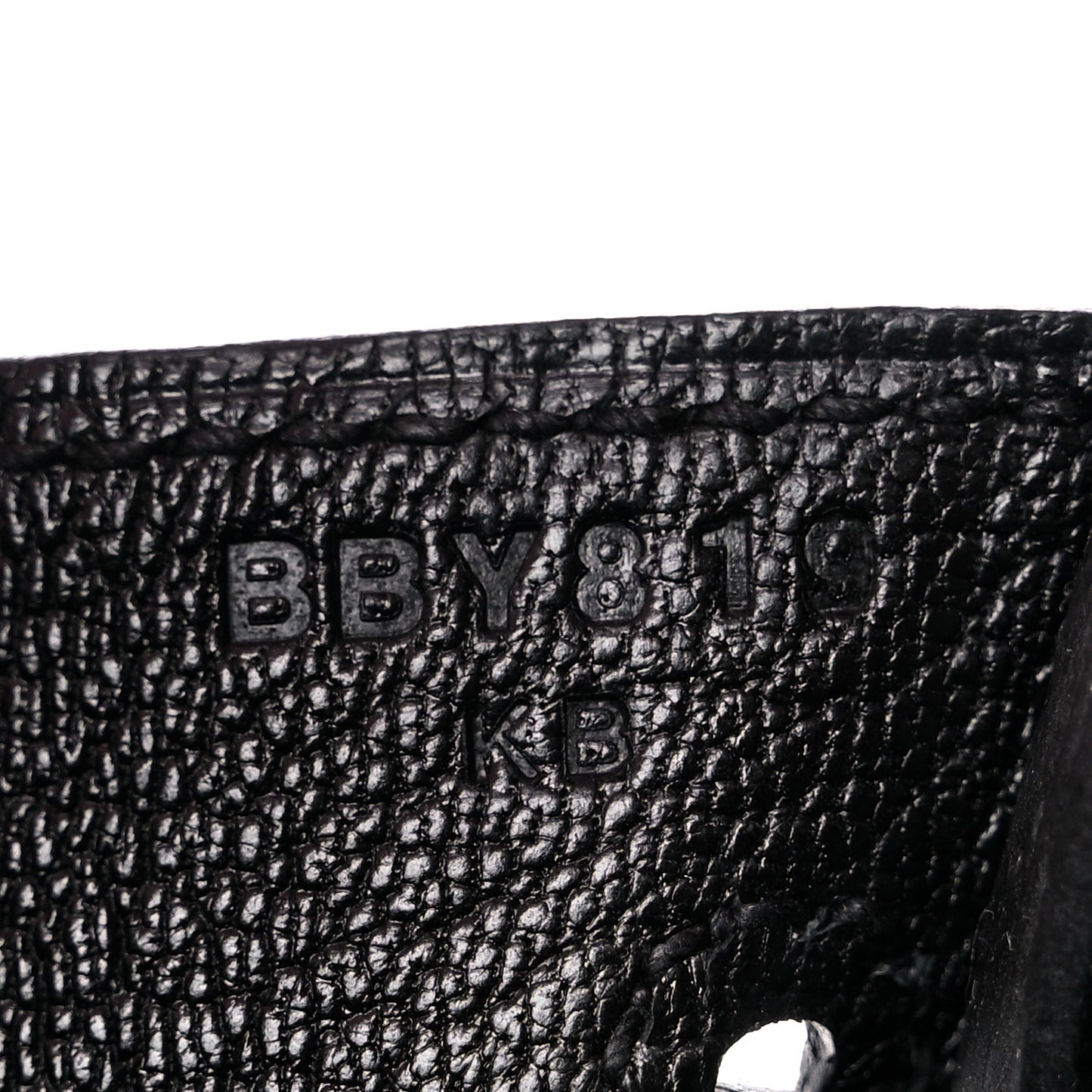 Togo Lizard Birkin Touch 25 Black
