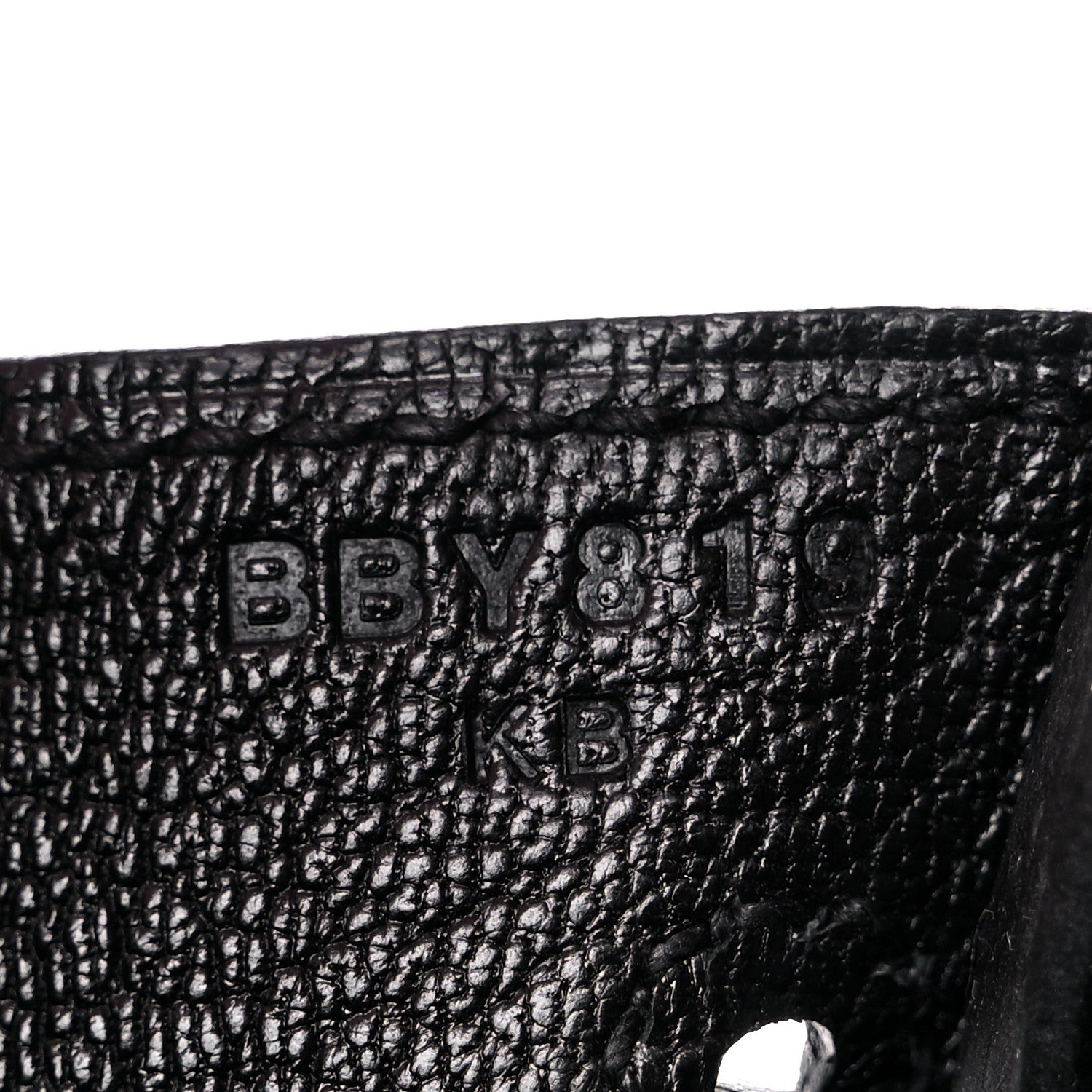 Hermes Togo Lizard Birkin Touch 25 Black 7 of 10