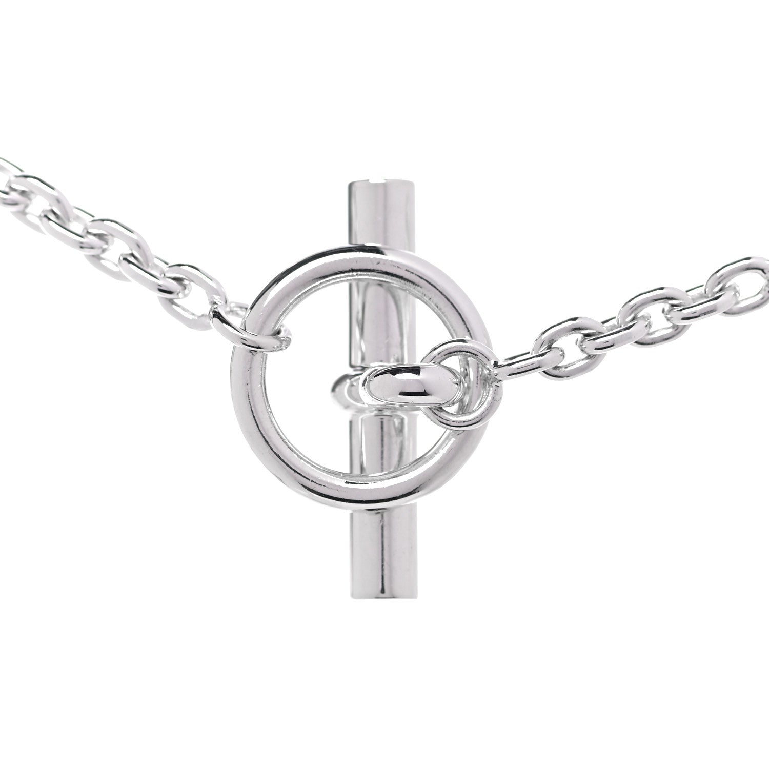 Hermes Sterling Silver Farandole Necklace 160 4 of 5