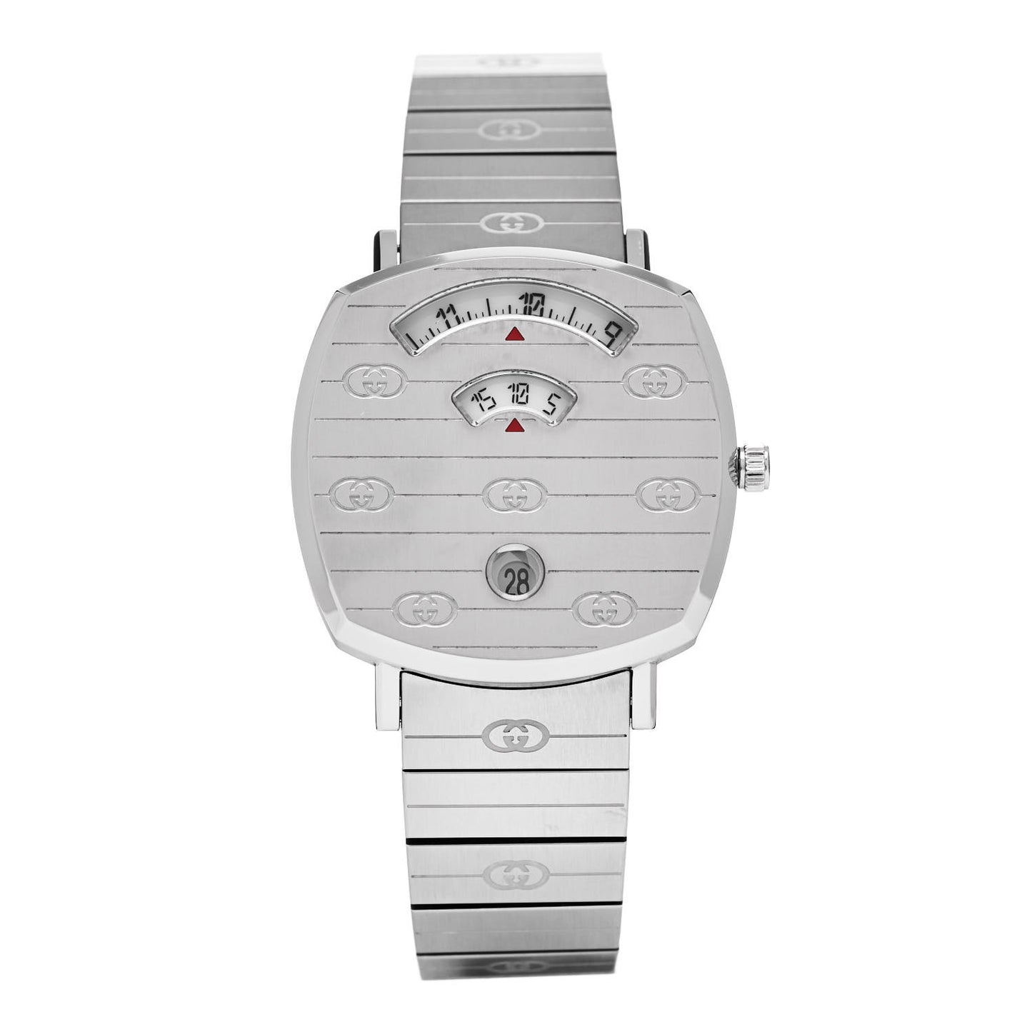 Stainless Steel 35mm Grip Quartz Watch
