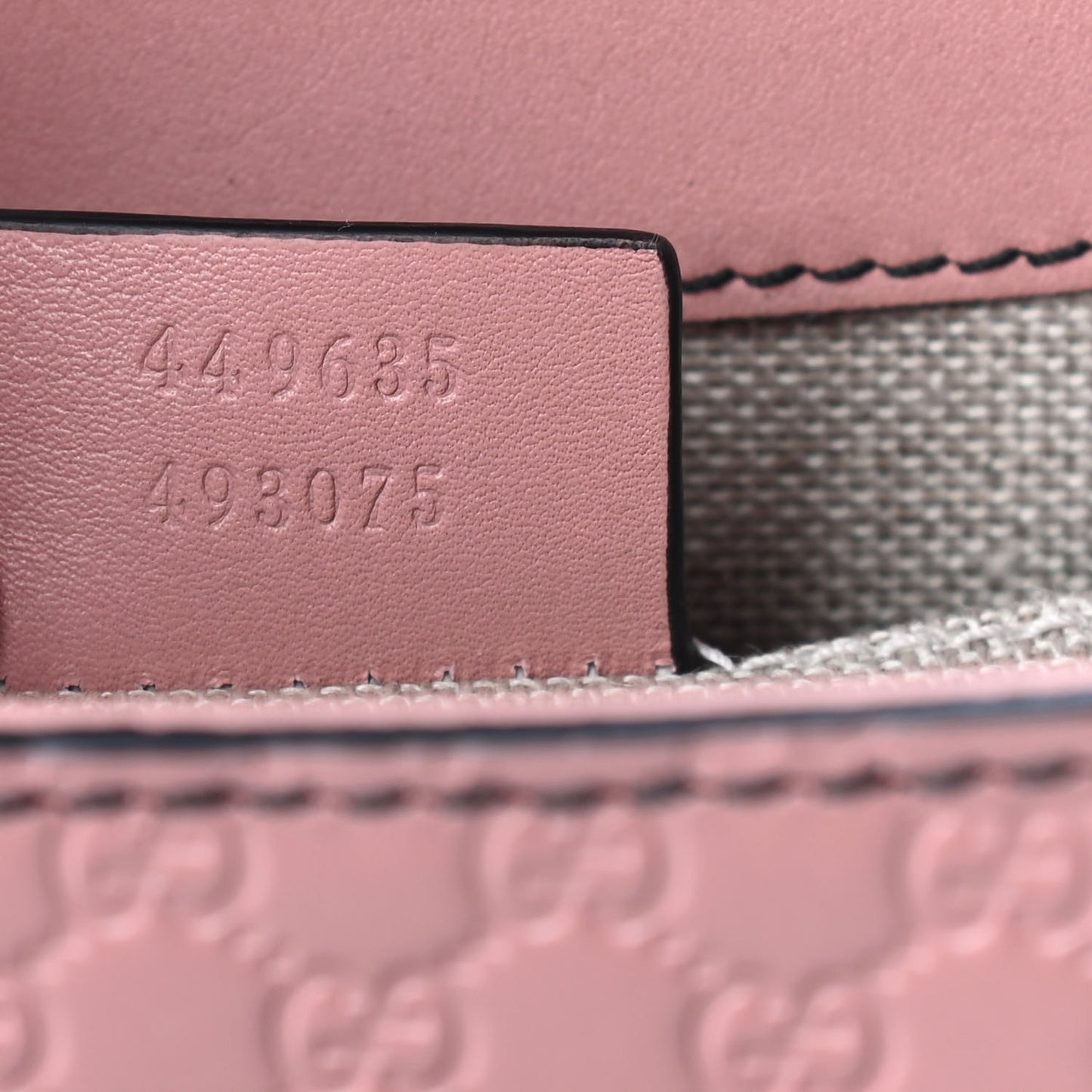 Microguccissima Medium Emily Chain Shoulder Bag Soft Pink