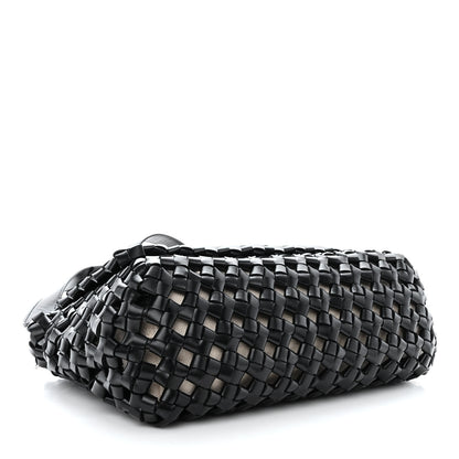 Bottega Veneta Nappa Intrecciato Crochet The Window Crossbody Bag Black 6 of 12