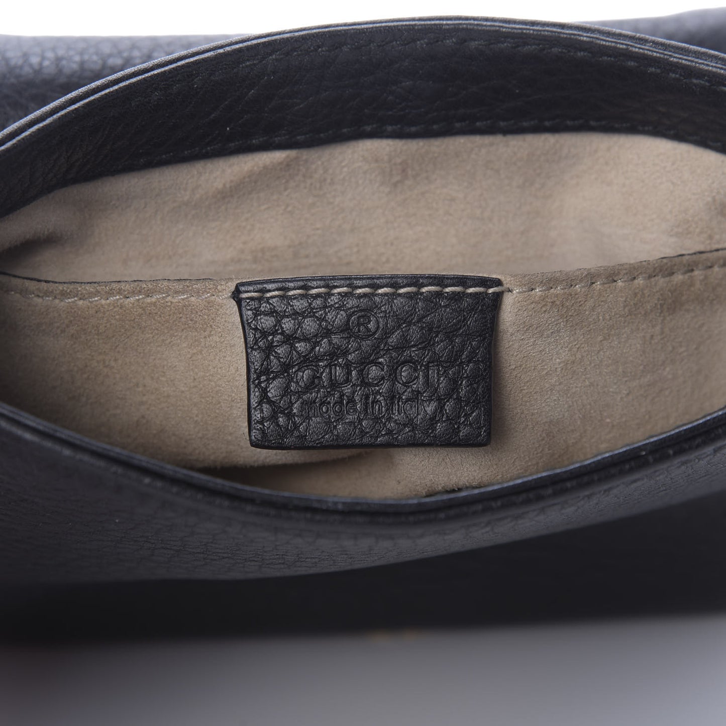 Pebbled Calfskin Small 1973 Chain Shoulder Bag Black