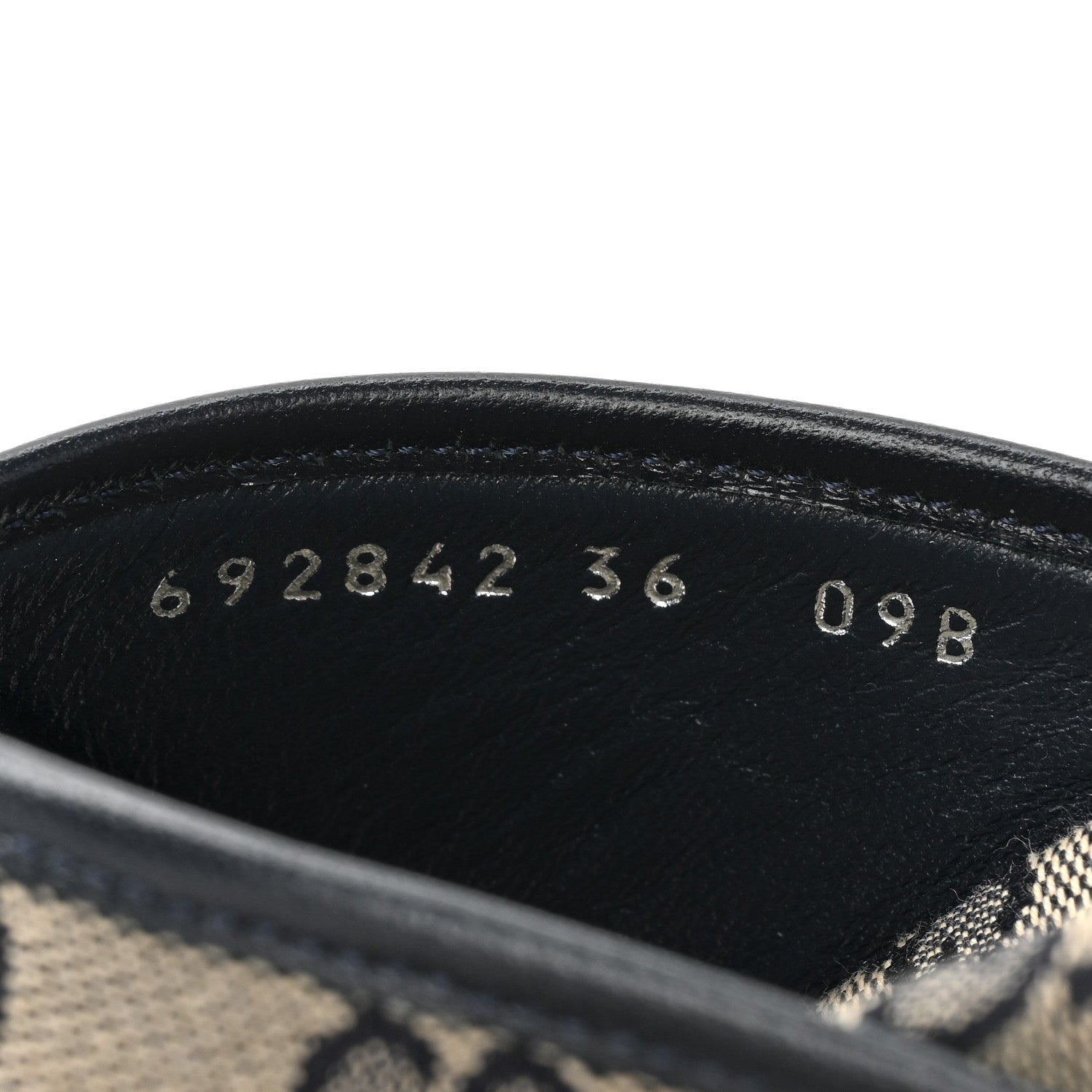 Gucci Monogram Criss Cross Platform Slide Sandals 36 Beige Blue 8 of 9