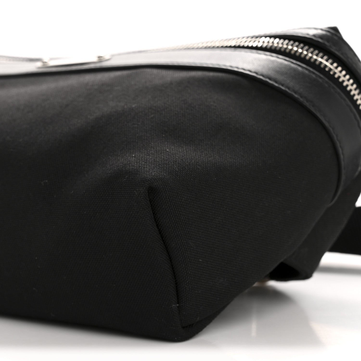 Saint Laurent Canvas Calfskin City Belt Bag Black 10 of 13