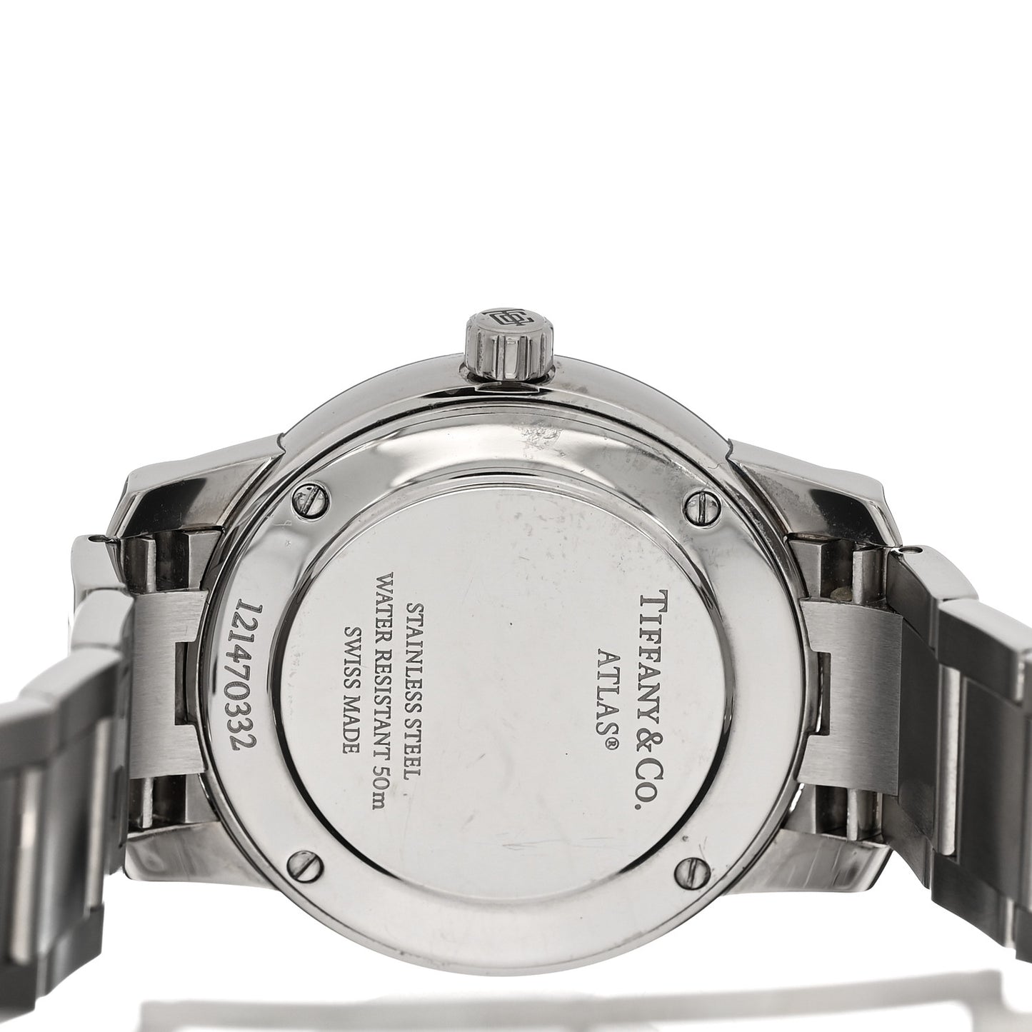Stainless Steel 29mm Atlas 2-Hand Quartz Watch Blue Azure
