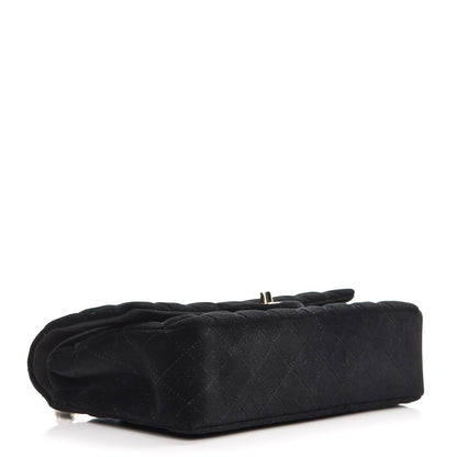 Chanel Velvet Quilted Medium Double Flap Black 5 of 9