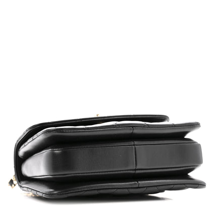 Chanel Lambskin Crystal Quilted Mini Trendy CC Dual Handle Flap Bag Black 4 of 11