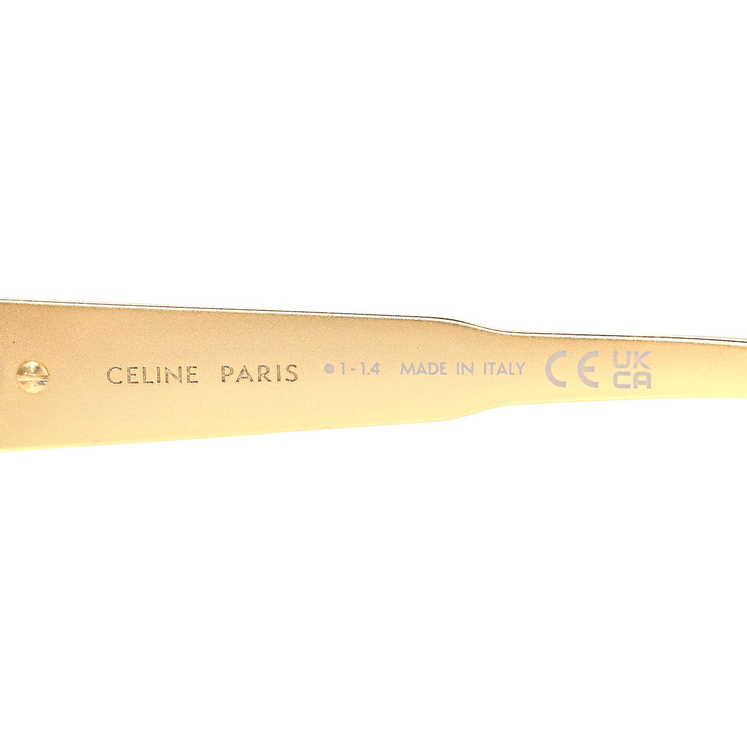 Celine Metal Triomphe 02 Sunglasses CL40254U Gold Green 6 of 7
