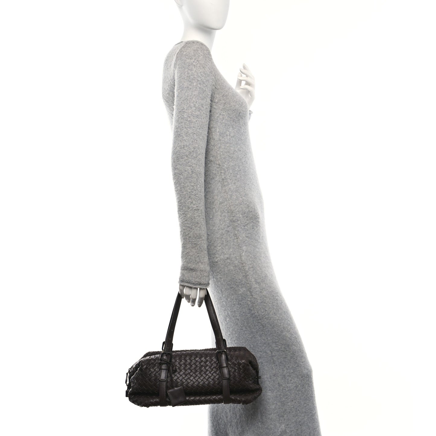 Nappa Intrecciato Montaigne Bag Ebano