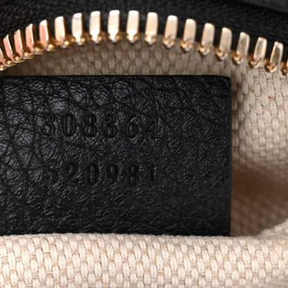 Gucci Pebbled Calfskin Small Soho Disco Bag Black 7 of 11