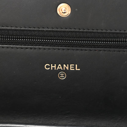 Chanel Caviar Timeless CC Wallet On Chain WOC Black 6 of 11