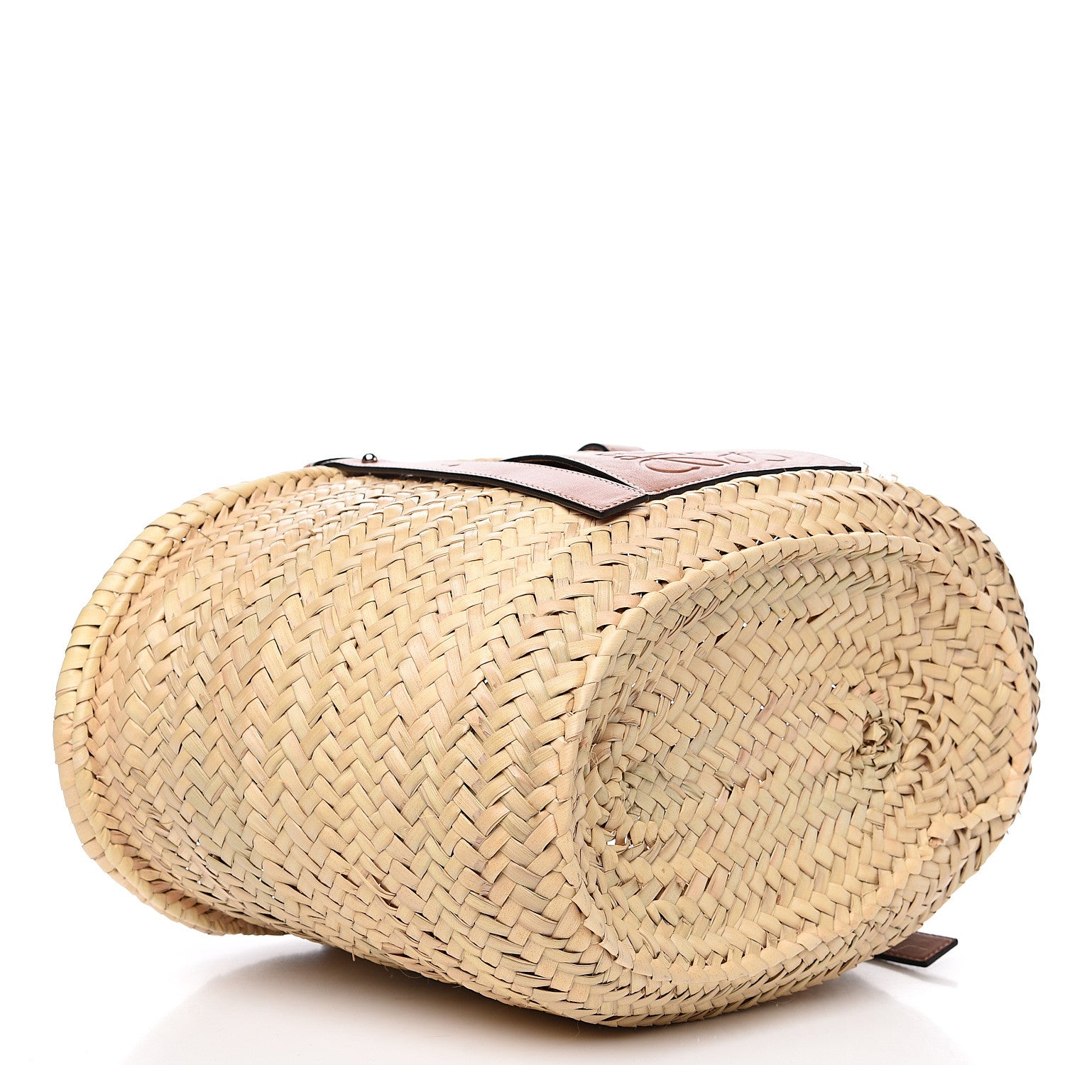 Loewe Raffia Basket Tote Bag Natural Tan 3 of 9