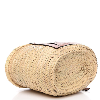 Loewe Raffia Basket Tote Bag Natural Tan 3 of 9