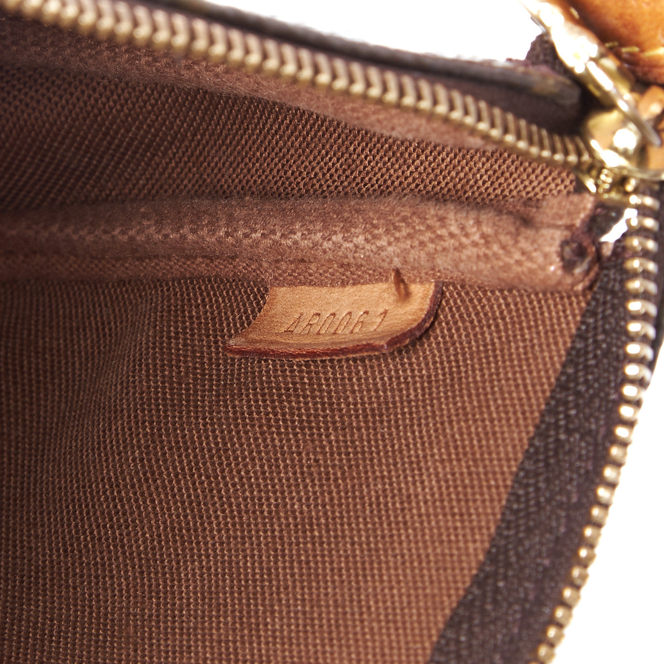 Monogram Graffiti Pochette Accessories Peach