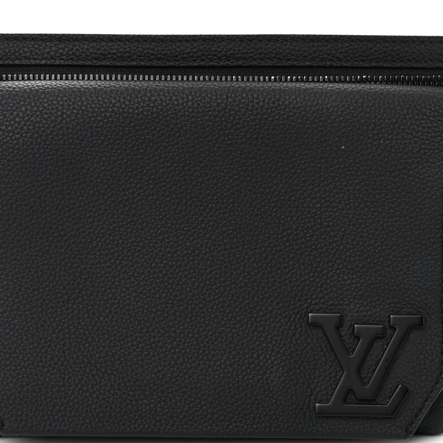 Grained Calfskin Aerogram Takeoff Sling Black