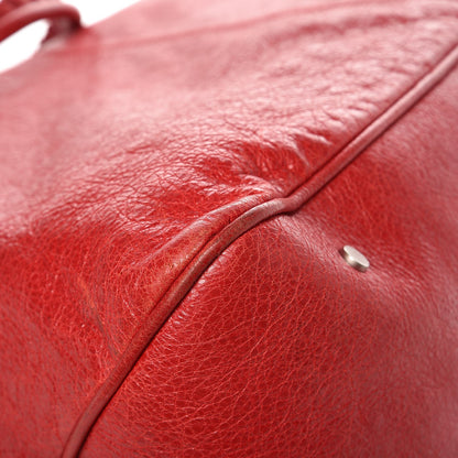 Balenciaga Agneau Classic Hardware Mens Oversize Top Handle Bag Flame 14 of 17