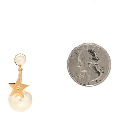 Christian Dior Pearl My ABCDior Tribales Etoile Earring Gold 2 of 4