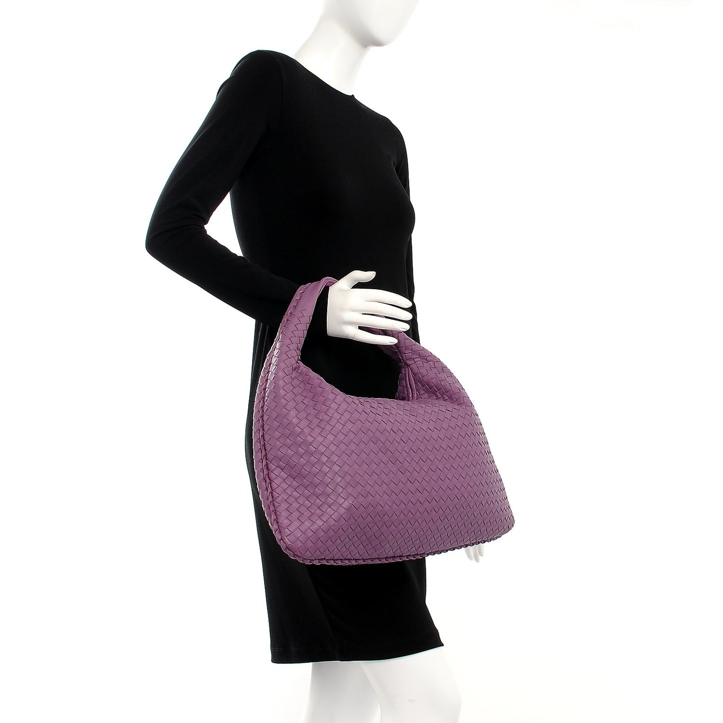 Nappa Intrecciato Large Veneta Hobo Corot