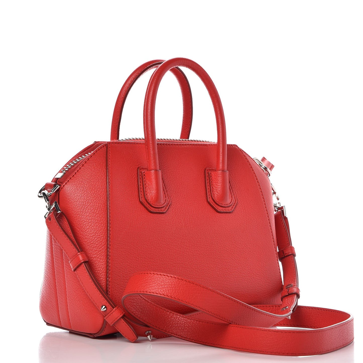 Sugar Goatskin Mini Antigona Red
