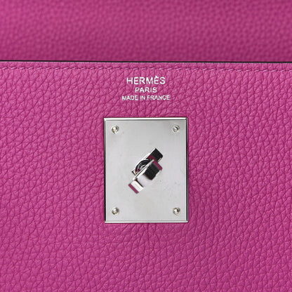 Hermes Togo Kelly Retourne 28 Rose Pourpre 7 of 13