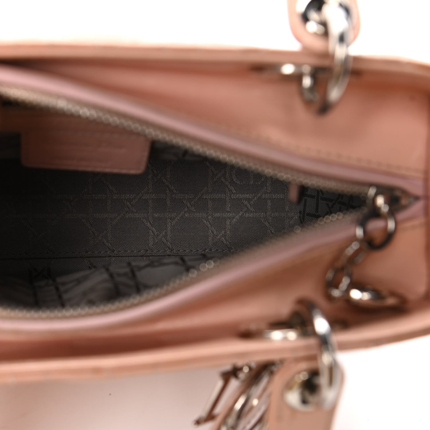 Christian Dior Patent Cannage Medium Lady Dior Rose Clair 4 of 6