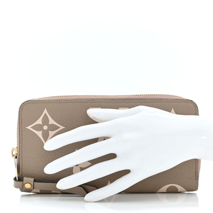 Louis Vuitton Empreinte Monogram Giant Zippy Wallet Tourterelle Creme 2 of 8