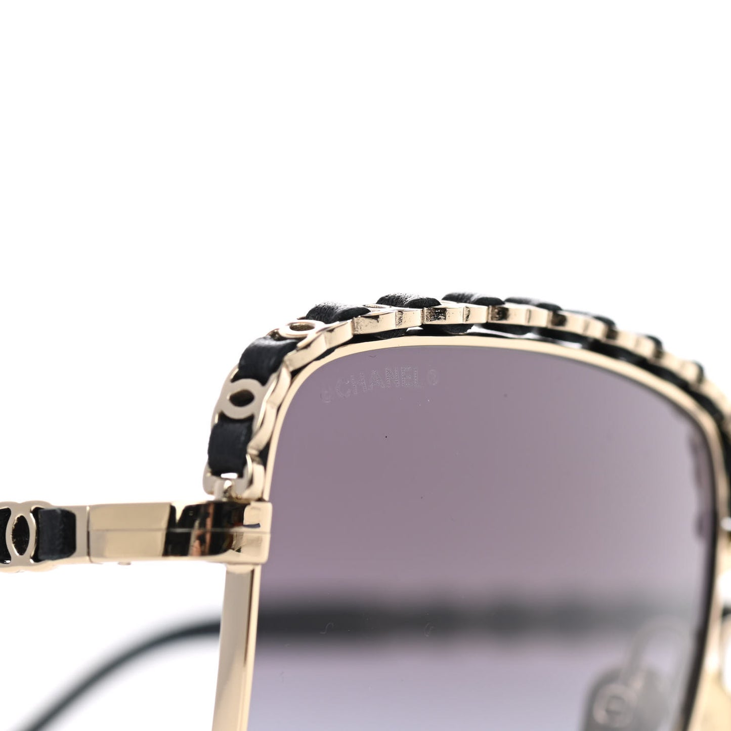 Metal Square Chain Sunglasses 71369 Grey