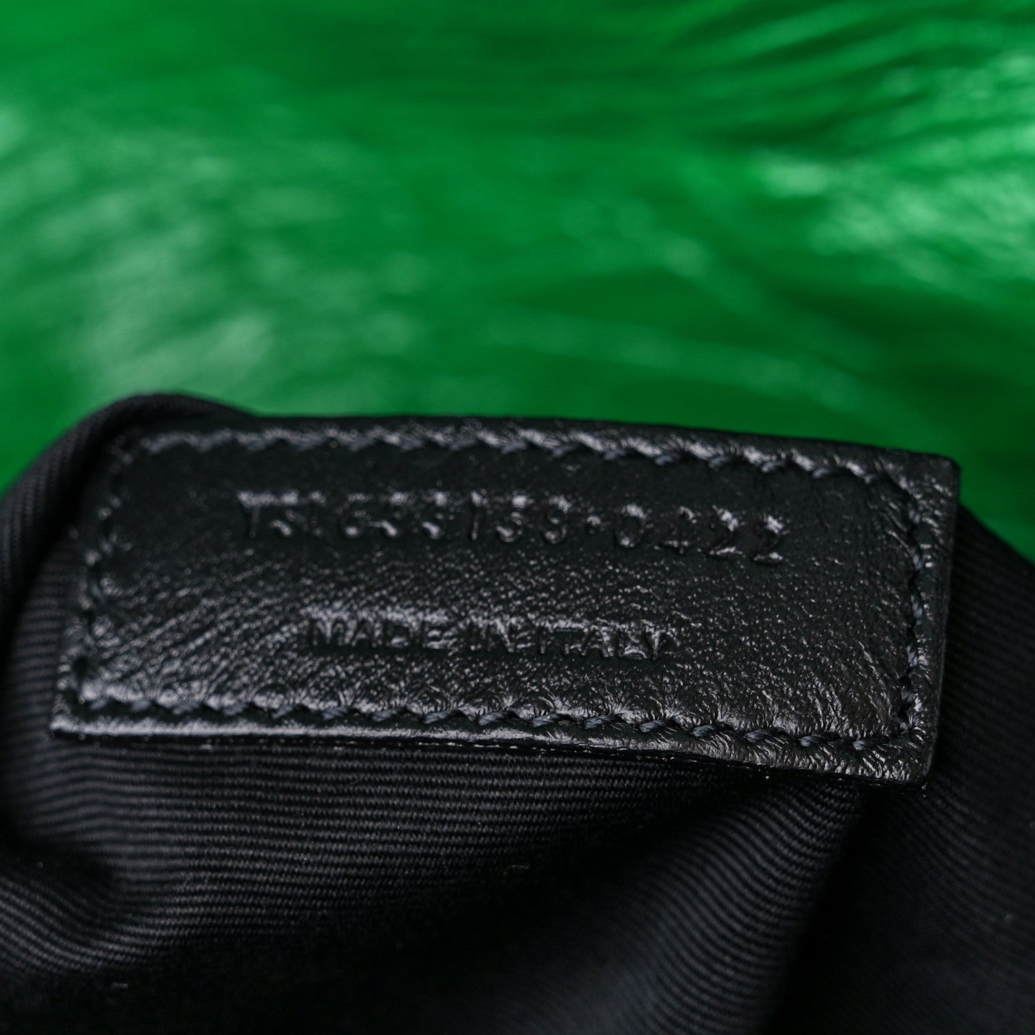 Saint Laurent Crinkled Calfskin Matelasse Monogram Medium Niki Chain Satchel New Vert Praire 7 of 10