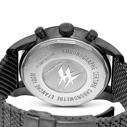Breitling PVD Stainless Steel 46mm Transocean Unitime Chronograph Automatic Watch Black MB0510 5 of 5
