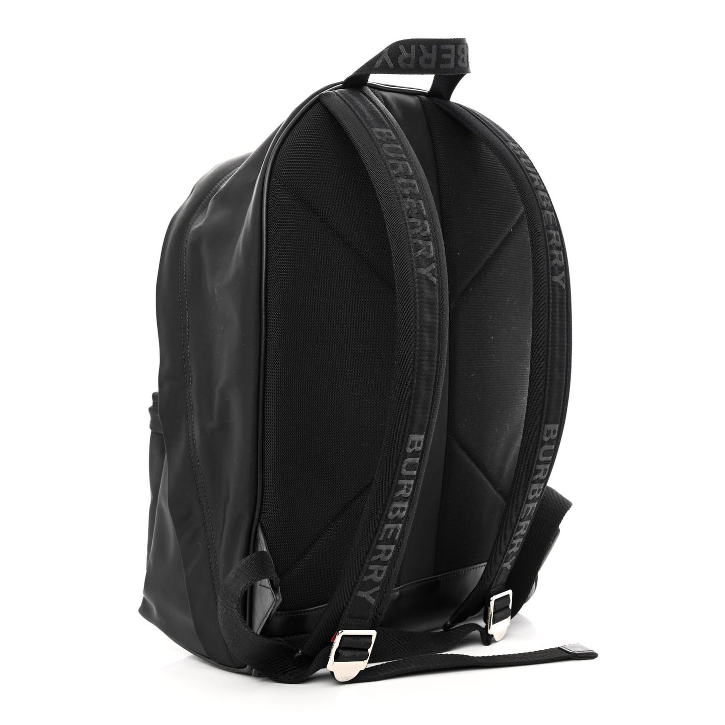 Nylon Logo Print Jett Backpack Black