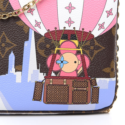 Louis Vuitton Monogram 2019 Christmas Animation Double Zip Pochette 11 of 12