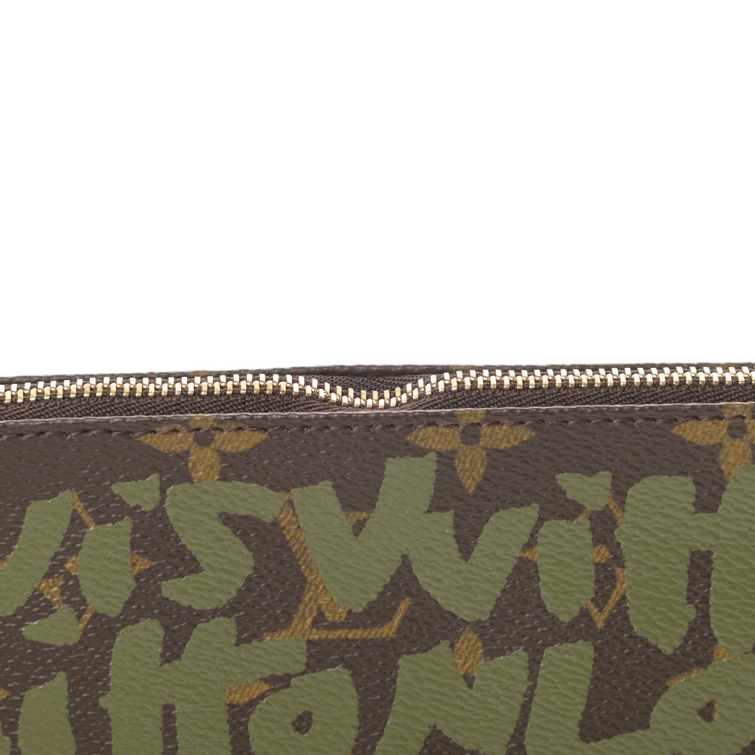 Louis Vuitton Monogram Graffiti Pochette Accessories Kaki 12 of 12