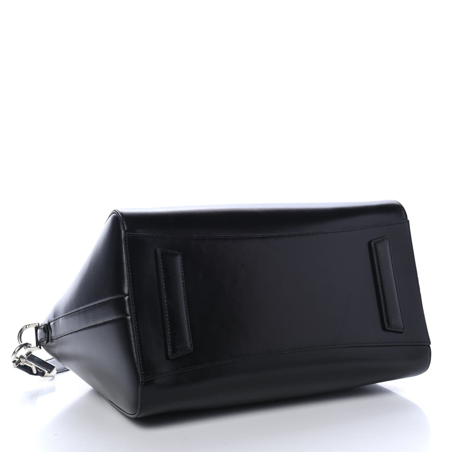 Shiny Lord Calfskin Medium Antigona Black