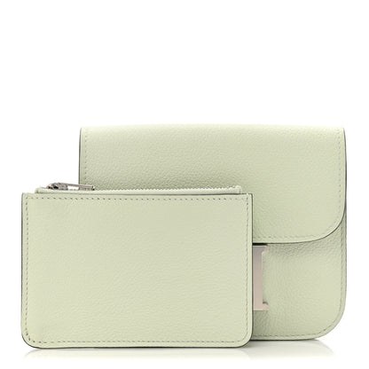 Hermes Evercolor Constance Slim Wallet Vert Fizz 2 of 10