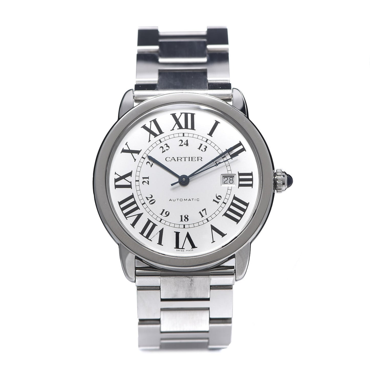 Stainless Steel 42mm Ronde Solo Automatic Watch