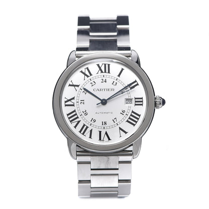 Cartier Stainless Steel 42mm Ronde Solo Automatic Watch 1 of 6