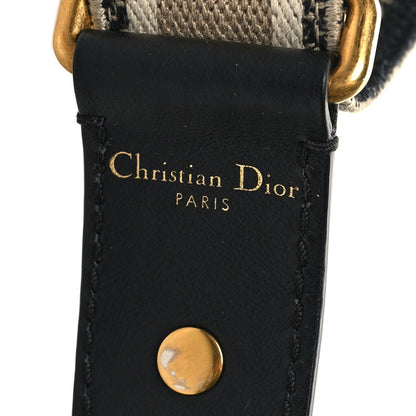 Christian Dior Canvas Embroidered Shoulder Strap Beige 4 of 5
